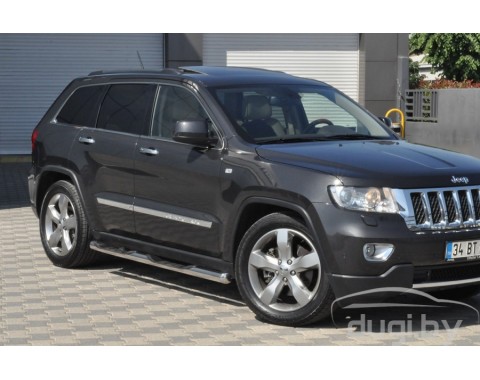 Пороги - трубы "Delux" для Grand Cherokee (2011-...).